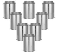 Gadpiparty 8pcs Empty Metal Paint Storage Cans with Lids, 0.2l 200ml Iron Buckets for Paint and Pigments, Secure Seal and Leak Prevention, for Storing Pigments and Outdoor Projects