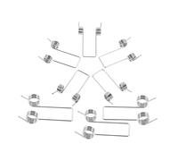 Gadpiparty 8pcs Flip Lid Trash Can Spring Trash Bin Maintenance Tool Spring Repair Compression Spring Repair Scissors Spring Steel V-Shape Spring Pruner Torsion Spring Silver Stainless Steel