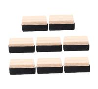 Gadpiparty 8pcs Mini Wood Felt Chalkboard Eraser Lightweight Portable Blackboard Cleaner for School Classroom Office Multipurpose Arts Craft Tool for DIY Efficient Chalk Removal
