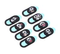 Gadpiparty 8pcs Panda Webcam Cover Cute Slide Privacy Protectors for Laptop Phone and Tablet Lightweight Design Cartoon Panda Patterns for Computer Security and Privacy