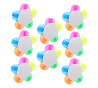Gadpiparty 8pcs Petal Shaped Highlighters Pen and Marker in One Mini Kawaii Watercolor Highlighter for School Office Use Smooth Writing Portable Palm Sized Design