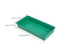 Gadpiparty 8pcs Rectangle Floral Foam Bowls Flower Mud Block Holders for Wedding Party Decor Multipurpose Floral Base Trays for Easy Flower Arranging and Large Event Use