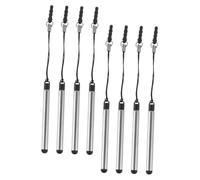 Gadpiparty 8pcs Retractable Capacitive Stylus Pen Set Mini Touchscreen Stylus for Phones Tablets Portable Writing Pen Copper Tube for Universal Mobile Devices