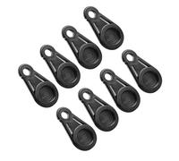Gadpiparty 8pcs Tent Awning Clips for Camping and Outdoor Use, Lightweight Plastic Tarp Clips with Clamping Pressure Control for Secure Cover and Tarp Fastening