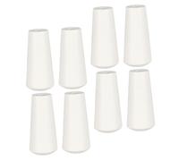 Gadpiparty 8pcs Wooden Cord Pull Ends White Blind Pull Cord Knobs for Roller Shades and Curtains for Residential Use