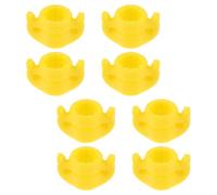 Gadpiparty 8pcs Yellow Plastic Fishing Arrow Slide for Precise Shooting and Versatile Use Suitable for Fishing Arrows in Rivers and Lakes Outdoor Accessories Set of Eight