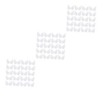 Gadpiparty 90 Pcs Angel Wings Jewelry and DIY Mini Small Iridescent Angels Embellishments Decorations Cosplay Applique Heaven Shower Cake Decor Little White Fabric