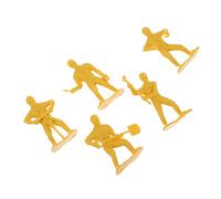 Gadpiparty 90 pcs Construction Worker Figurines and Tool Model Kit for Durable Plastic Miniature People Set for Creative Play and Micro Landscape Decor Educational for Imagination Development