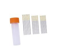 Gadpiparty 90 Pcs Large Eye Blunt Needles with Rust Steel Shaft Extra Large Hole Sewing and Stitching Needles for Cross Stitch Needlepoint Crochet with Plastic Storage Bottle
