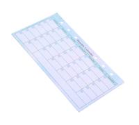 Gadpiparty A6 Planner Inserts 14 Sheets Monthly Weekly Meal Planner Notepad Undated 6 Hole Refill for Ring Binder Budget Sheets and Grocery List Notepads for Meal Planning and Daily Scheduling