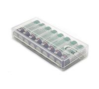 Gadpiparty Aa Battery Storage Box 8-cell Capacity Battery Holder Case Organization and Protection
