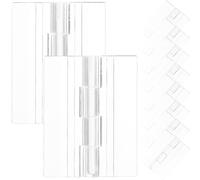 Gadpiparty Acrylic Hinges with Precision Manufacturing and Foldable Design 10pcs Folding Hinges for Boxes and Cabinets for Glass Doors and Small Craft Projects