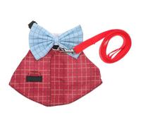 Gadpiparty Adjustable Bunny Harness Set with Soft Breathable Fabric Comfortable Rabbit Leash Kit for Small Pets Cute Cartoon Suit Design for Outdoor Adventures and Festive Occasions