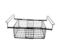 Gadpiparty Adjustable Hanging Deep Freezer Organizer Basket Stackable Metal Wire Storage Bin for Chest Freezer and Refrigerator Enhanced Air Circulation and Easy-clean Design for Fresh Food