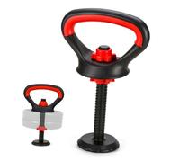 Gadpiparty Adjustable Kettlebell Handle for Weight Plate Conversion with Sturdy Steel and Pvc Construction, Versatile Dumbbell Converter Stable Base and Strength Training for Home Gyms