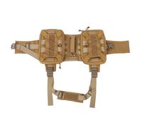 Gadpiparty Adjustable Large Dog Backpack with Nylon Saddle Ergonomic Load-balanced Design Side Pockets for Travel and Hiking Suitable for Dogs Outdoor Adventures