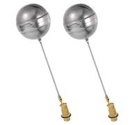 Gadpiparty Adjustable Mechanical Float Valve Automatic Water Level Control Valve Brass Stainless Steel 1/2 Inch Dn15 20mm Thread for Ponds and Water Tanks Suitable for Household