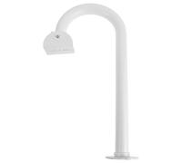Gadpiparty Adjustable Security Camera Mount Bracket 50cm U-shaped Aluminum Alloy with Corrosion Resistant White Finish for Indoor and Outdoor Wall or Corner Installation