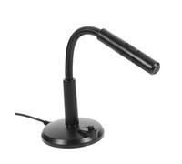 Gadpiparty Adjustable USB Microphone Mini Mic with Base for Laptop 360 Degree Sound Voice Recording Independent Power Indicator