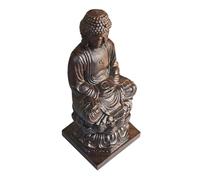Gadpiparty Agarwood Buddha Statue Desktop Adornment for Meditation Home Decoration Carving with Detailed Texture Buddhist