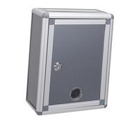 Gadpiparty Aluminium Alloy Mailbox Small Lockable Decorative Post Box for Home Office Key Lock Box Outdoor Aluminium Alloy Mailbox
