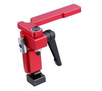 Gadpiparty Aluminum Alloy T Slot Track Limiter Stop with Rotatable Handle Ergonomic Woodworking Positioner for T Track Clamps and Fixed Stopper
