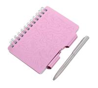 Gadpiparty Aluminum Pocket Binding and Cover Spiral Book Password with Work