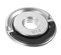 Gadpiparty Angle Grinder Locking Nut 14mm Steel Flange Plate Replacement Part for Improved Performance and Easy Installation Suitable for Processing and Polishing