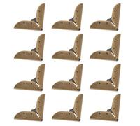 Gadpiparty Antique Brass Corner Protector 12pcs Hollow out Metal for Albums