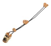 Gadpiparty Archery Finger Ring Brass Leather Thumb Tab for String