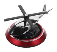 Gadpiparty Aroma Diffuser Abs Car and Helicopter-shaped Dashboard Decoration with Solar Power, Air Purifying and Freshening Feature, Made of Zinc Alloy for Stylish Car Interior