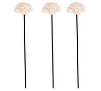 Gadpiparty Aromatherapy Scent Sticks with Stable Volatility and Excellent Water Absorption 3pcs Elegant Black for Home Fragrance Decoration