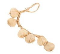 Gadpiparty Artificial Garlic String Decor Made of Foam White Decorative Fake Garlic for Photography Props and Hotel Or Farm Decoration for Aesthetic Photo Studio Use
