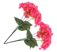 Gadpiparty Artificial Hydrangea Flowers Versatile Decoration and Iron Wire Stems 2pcs with Lifelike Silk Design for Flower Walls and Potted Plant Arrangements, for Wedding Centerpieces