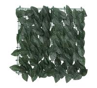 Gadpiparty Artificial Leaf Net Garden Fence Decor Dark Green Simulated Leaf Screen for Wall Outdoor Privacy Trellis Panel for Lawn and Balcony