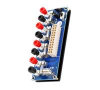Gadpiparty Atx Power Supply Module Adapter with Output Terminals Desktop Chassis Power Board with Acrylic Base Easy Installation Stable Performance for Computing Projects