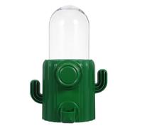 Gadpiparty Automatic Cactus-shaped Bird Water Feeder Dripless Plastic Dispenser with Design for Small Pet Birds Parakeets Cockatiels Reliable Continuous Water Supply for Cages