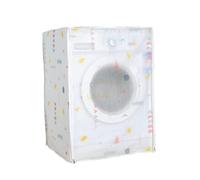 Gadpiparty Automatic Washing Machine Cover Peva Washing Machine Protector Dust Case with Patterns for Home Use Clothes Dryer Cover