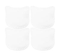 Gadpiparty Bag Bottom Shaper Easy to Carry and Ensuring Durability Acrylic 4pcs Cat Shape for Crochet Purse Craft for Basket Weaving and Handbag DIY Projects