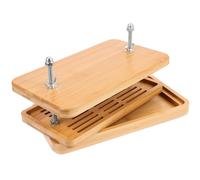 Gadpiparty Bamboo Tofu Press Drip Tray Tofu Presser Adjustable Pressure Bamboo for Kitchen Mold Removes Excess Water