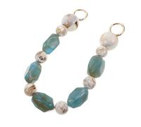 Gadpiparty Beaded Bag Handle Acrylic Purse Chain Strap with Metal Buckles Vintage Stylish Design Easy Portability for Special Occasions and Daily Use 38 Cm