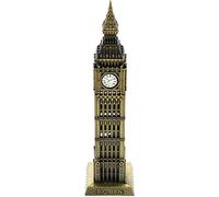 Gadpiparty Big London Landmark Collectible - 3D Architectural Model Clock Tower Statue, Vintage England Souvenir & Desktop Decor (8.5 inch Miniature)