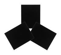 Gadpiparty Blank Enhanced with Visual Readability and Clarity Optimal 3pcs Black Aluminum in Engraving Plates 7x5 Inch Mirrorfinish Surface Anodized Sheets for DIY in Low Light