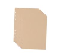 Gadpiparty Blank Kraft Paper Refill Paper for Spiral Notebooks of Each Loose-leaf Replacement for Students Office Travel Use Smooth Surface for Writing and Drawing