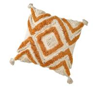 Gadpiparty Bohemian Tassel Cushion Cover Orange Macrame Pillowcase Decorative Home Accent for Sofa Bedroom Living Cozy Rustic Style