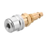 Gadpiparty Brass Tire Inflator Chuck Locking Air Chuck Adapter for Car Tyres with Portable Hose Connector Suitable for Auto Air Pumps