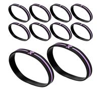 Gadpiparty Breast Cancer Awareness Comfortable Longterm Wear Silicone Wristbands 30pcs High Visibility for Impact for Women and Men Suitable for Leisure and Work, Fundraiser Event