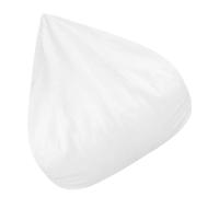 Gadpiparty Breathable Lazy Sofa Inner Cover Replacement Bean Bag Liner Sleeve with Zipper for Easy Cleaning, Gauze Material Suitable for Home and Outdoor Use, White Bean Bag Cover No Filler