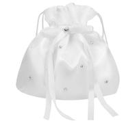 Gadpiparty Bridal Wedding Handbags for Bridesmaids Bride Pouch Drawstring Favor Bags for Wedding Party Bridal Handbag in Elegant Style