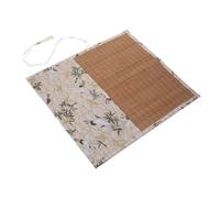 Gadpiparty Brush Pens Roll Bag and Pencil Wrap Case for Students, Portable Chinese Calligraphy Brush Storage Pouch with White Crane Pattern, Art Supplies Organizer for Painting and Drawing